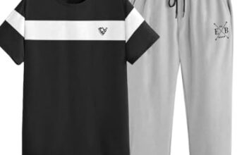 Noble Monk Men Regular Fit Cord-Set | Round Neck Full Sleeve Tshirt with Lower | Relax Fit Track Suit For Men