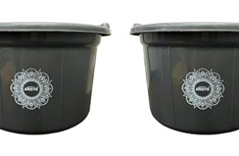 ARISTO Multipurpose Plastic Tub 32 LTR Aqua Grey Combo
