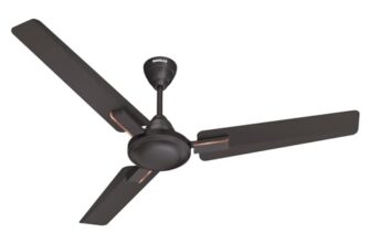 Havells 1200mm Ambrose Neo Energy Saving Ceiling Fan| High Speed, High Air Delivery| Strong & Powerful Motor|Air Delivery: 220 m³/min| Speed: 370 RPM| 2 Year Warranty |(Pack of 1, Smoke Brown)