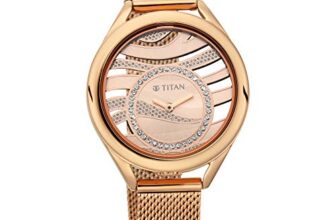 Titan Animalia Quartz Analog Stainless Steel Strap Watch for Women-NS95130WM01