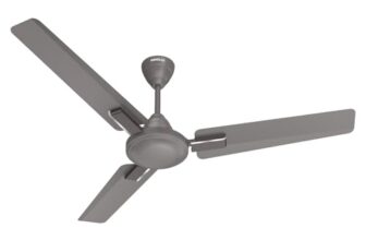 Havells 1200mm Ambrose Neo Energy Saving Ceiling Fan| High Speed, High Air Delivery| Strong & Powerful Motor| Air Delivery: 220 m³/min| Speed: 370 RPM| 2 Year Warranty |(Pack of 1, Stone Grey)