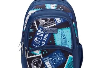 Lavie Sport Spaceship 30L Navy Backpack |Organizer & Bottle Holder |Gift for Men, Women, Boys, Girls | Laptop Sleeve for School & College