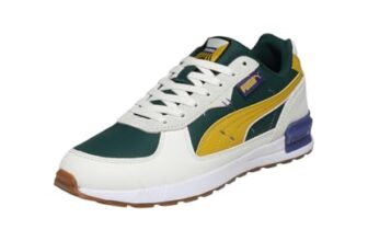 PUMA | Graviton Greenside Comfort Sneakers | Dark Myrtle-Archive Gold-Warm White | 9UK