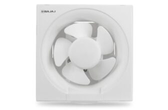 Bajaj AirOut 200 MM 4 Star Dom Exhaust Fan | Back Shutter | 100% Copper Motor | Auto Thermal Protector | Aerodynamaically Designed Blade【White】
