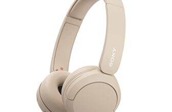 Sony WH-CH520 Wireless Bluetooth Headphones on Ear with Mic, Up to 50Hrs Battery, Quick Charge, DSEE Upscale, Multipoint Connectivity, Voice Assistant, Customized EQ-Beige