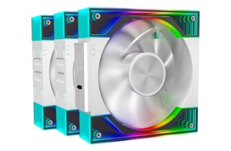 Ant Esports QuartzFlow 3-In-1 120mm ARGB Stackable Case Fan Kit with Forward/Reverse Switch and Wire Free Daisy Chain – White