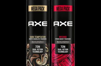 AXE Dark Temptation & Intense Deodorant Spray  –  For Men(430 ml, Pack of 2)