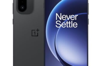 OnePlus 15R | 12GB+256GB | Charcoal Black | World’s First Snapdragon® 8 Gen 5 | 7400mAh Battery | Personalised AI | Game-Changing 165Hz Display | IP68 IP69 IP66 & IP69K | 4K 120fps Video