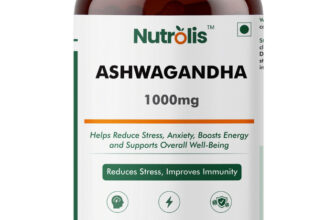 Nutrolis Ashwagandha 1000mg | Boosts Immunity & Energy | Stress Relief(90 Tablets)