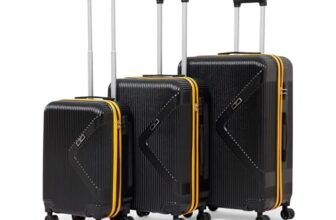 ACEPACK – MEGATRON Set Of 3 Pieces (Small + Medium + Large) Trolley Bag, Lightweight Luggage Suitcase With Spinner 8 Wheel, Unbreakable Polypropylene Hard Shell, In-Built Number Lock, 3 Years Warranty
