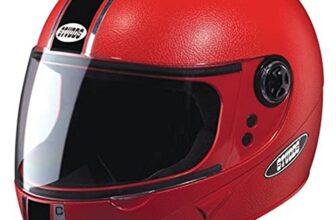 STUDDS Chrome Eco Full Face Helmet (Red, XL 600MM)