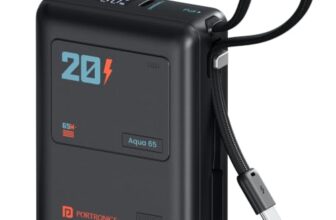 Portronics Aqua 65, 65 W Compact Pocket Size Power Bank