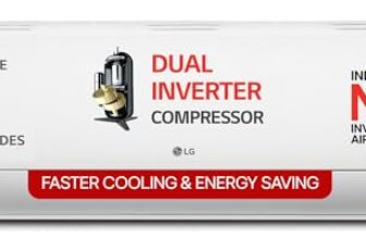 LG 1 Ton 5 Star DUAL Inverter Split AC (Copper, AI Convertible 6-in-1 with VIRAAT Mode, Faster Cooling & Energy Saving, 4 Way Swing, HD Filter with AntiVirus Protection, US-Q14YNZE, White)