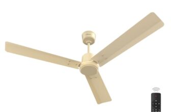 Bajaj Classico Sleek 5S 1200MM(48) BLDC Ceiling Fan with Remote|BEE 5 Star Rated Energy Efficient|Saves upto 57% on electricity bills|Sleek Compact Design|High Air Delivery|2Yr Warranty|Matte Ivory