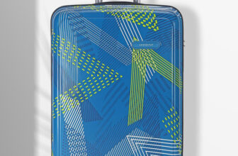 ARISTOCRAT DUAL EDGE STROLLY 55 360° DE-T-BLUE Cabin Suitcase 4 Wheels – 22 Inch