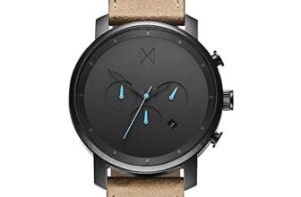 MVMT Leather Chrono Analog Gray Dial Men’s Watch-D-Mc01Gml