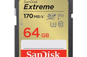 SanDisk Extreme SD UHS I 64GB Card for 4K Video for DSLR and Mirrorless Cameras 170MB/s Read & 80MB/s Write