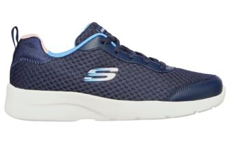 Skechers Womens Dynamight 2.0 Navy Blue Casual Lace Up Shoe
