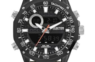 Kenneth Cole Reaction Digi-Analog Black Dial Watch for Men – KRWGP0070601