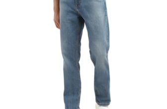 Levi’s Men Mid Rise 511 Slim Fit Mid-Rise Jeans Blue,40