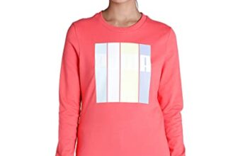 PUMA Women, WMN Graphic Crew III, Salmon, M, (67038030)