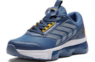 Campus Men’s Rage R.Slate/WHT Running Shoes – 9UK/India 1 Pair