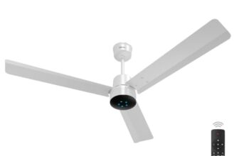 Bajaj Classico Sleek Neo 5S 1200MM(48) BLDC Ceiling Fan with Remote|LED speed indicator|BEE 5 Star Rated Energy Efficient|Power Saving|Sleek Compact Design|High Air Delivery|2Yr Warranty|White & Black