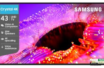 Samsung 43 inches Crystal UHD 4K Samsung Vision AI Smart TV UA43UE86AHULXL