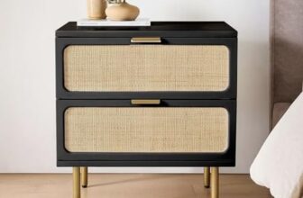 The Attic Lisbon Bedside|Black Matt Finish