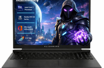 DELL Alienware 16 Aurora (i7 14th Gen) Microsoft Office Home 2024 Intel Core 7 240H – (16 GB/1 TB SSD/Windows 11 Home/8 GB Graphics/NVIDIA GeForce RTX 5050) Alienware 16 Aurora AC 16250 Gaming Laptop(16 $Inch, Interstellar Indigo, 2.57 Kg, With MS Office)