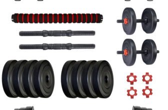 Protoner 3in1 convertible 8 kg (2kgx4) set home gym & Adjustable Dumbbell(8 kg)