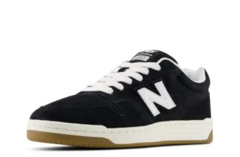 New Balance Men’s BB480 Casual Shoes, Black, 11.5
