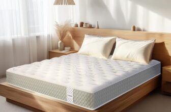 Florance Pincore Latex Mattress with 7-Zone ErgoContour Foam, Medium-Firm, Pressure Relief, Oeko Tex Certified Fabric, Single Size Mattress with 3 Layer Construction, 10-Year Warranty, 72x36x8 Inches