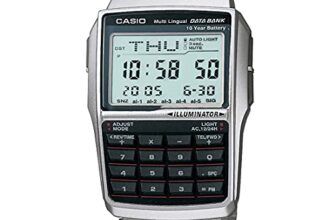 Casio Vintage DBC-32D-1ADF Digital Grey Dial Men Watch Silver Metal Strap (DB36)