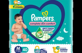 Pampers Complete Skin Comfort with VitaminE & Aloe Vera Lotion Pant Diapers – M(40 Pieces)