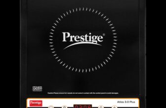 Prestige 1600 W Induction Cooktop Push Button(Black, Atlas 3.0 Plus)