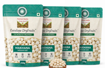 Envelope Dryfruits Plain Makhana(4 x 250 g)
