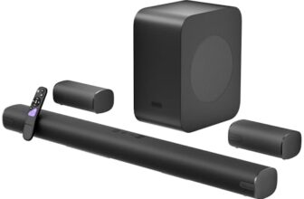 Zebronics Juke Bar 9890 1030W Soundbar 2026 Launch, 5.1.2 CH Surround Sound, Dolby Atmos, DTS X, BT v5.3, HDMI eARC, Optical in, Wireless Subwoofer, True Wireless Rear Satellites, 5 Driver Soundbar