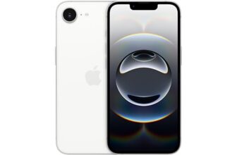 Apple iPhone 16e 128 GB: Built for Apple Intelligence, A18 Chip, Supersized Battery Life, 48MP Fusion. Camera, 15.40 cm (6.1″) Super Retina XDR Display; White