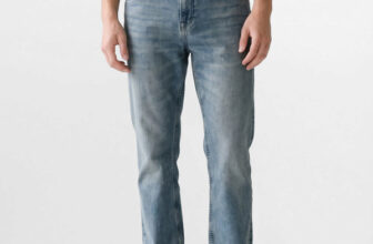 THE BEAR HOUSE Boot-Leg Men Light Blue Jeans