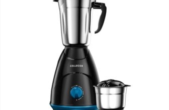 CELLECOR CMG50BK Smashh Mixer Grinder 500W | 3 Speed Control | 19000 RPM