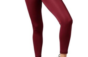 Clovia Women’s Activewear Ankle Length Slim Fit Tights (Ab0042A15_Purple_XL), Mid Rise