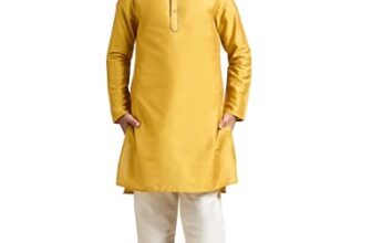 Amazon Brand – Symbol Boy’s Festive Rayon Kurta Pajama Set