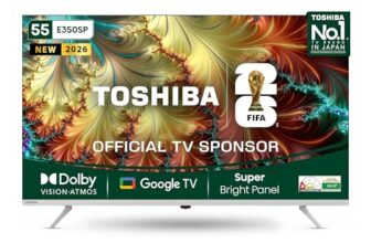 Toshiba 139 cm (55 inches) E350SP Series 4K Ultra HD Smart LED Google TV 55E350SP