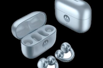 MOTOROLA Moto Loop Swarovski| Sound by Bose| Lightweight & Comfortable|IP54|Sweat proof Bluetooth(Ice Melt, True Wireless)