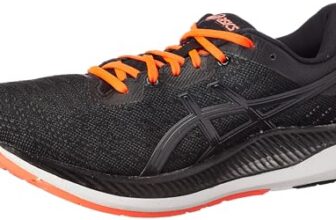 ASICS Mens EZERIDE – Black/Graphite Grey Running Shoes, UK – 9
