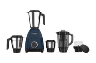 Crompton DX 750W Mixer Grinder | Powertron 750W Motor, 2Y Warranty |3 Stainless Steel Jars | 1 Grind & Store jar | 1 Blender Jar with Fruit Filter