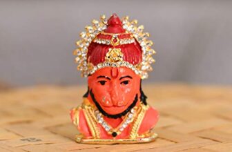 Collectible India Lord Hanuman Idol Showpiece Statue – God Hanuman Idol for Car Dashboard – Bajrangbali Handicraft Decorative Spiritual Puja Vastu/Pooja/Puja Gift & Home Decor