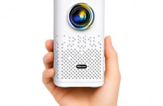XElectron PocketBeam Android 13 Portable Smart Projector, Built-in Battery, 2hr Playtime, 1080p Support, 6000 Lumens, 150 inch Screen, OTT Apps (Netflix, Prime, YouTube), Miracast, WiFi, BT, HDMI