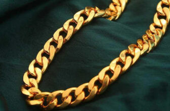 Lobya Gold Cuban Chain Necklace – Bold Premium Statement Piece Gold-plated Plated Brass Chain